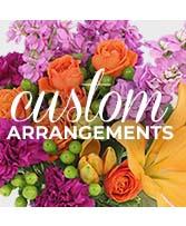 A custom flower design from Savoir-Faire